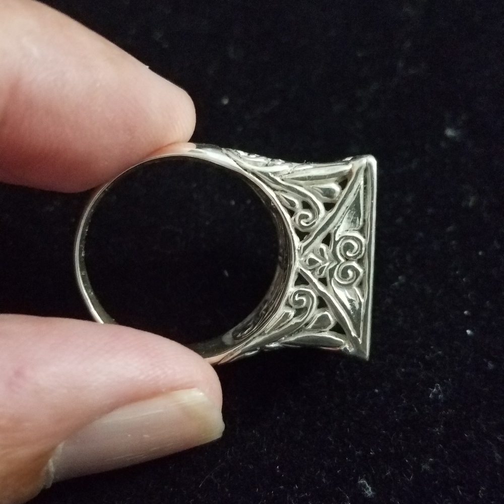 17g Solid Sterling Silver Ring - image 4
